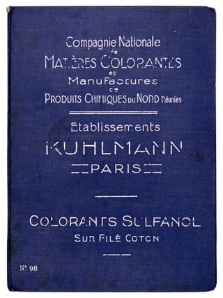 Item nr. 173026 Colorants Sulfanol sur File Coton. KUHLMANN