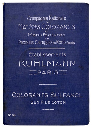 Item nr. 173026 Colorants Sulfanol sur File Coton. KUHLMANN