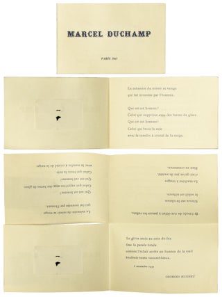 Item nr. 173060 Four plaquettes, illustrated by Miro, Picasso, Duchamp, and Valentine Hugo....
