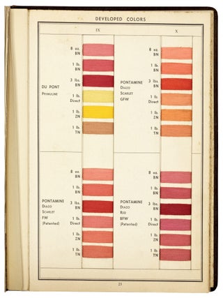 Developed Colors on Cotton Yarn. (Second Editon.)