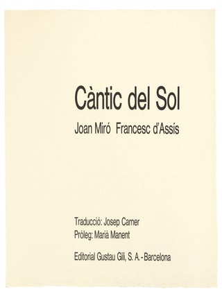 Cantic del Sol