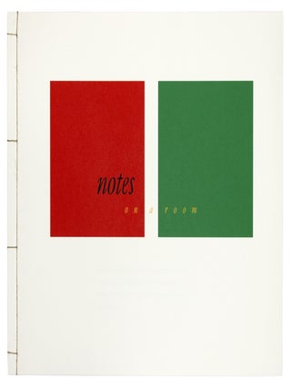 Item nr. 173424 Notes on a Room. Gini Alhadeff, Brendan Gill, Daniel Halpern