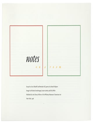 Notes on a Room