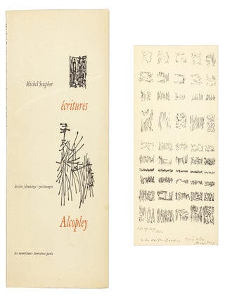 Item nr. 173441 écritures, dessins / drawings / zeichnungen, ALCOPLEY. Michel Seuphor