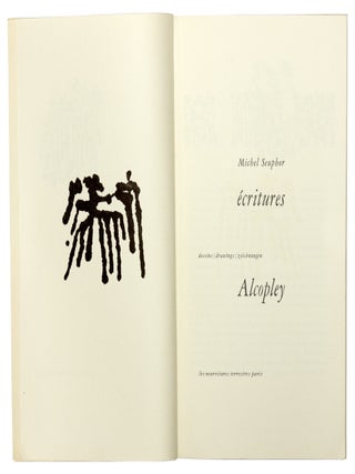 écritures, dessins / drawings / zeichnungen, ALCOPLEY
