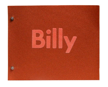 Item nr. 20661 BILLY. Los Angeles County Museum of Art, Ruscha.