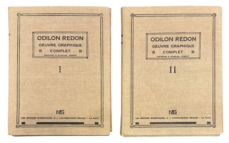 Item nr. 25810 ODILON REDON - Oeuvre Graphique Complet. La Haye. Nieuwenhuizen Segaar.
