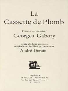 La Cassette de Plomb.