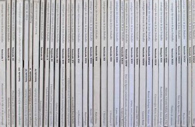 Item nr. 36106 Catalogue des travaux de JEAN DUBUFFET. Complete set of 38 fascicules. Paris. Editions de Minuit.