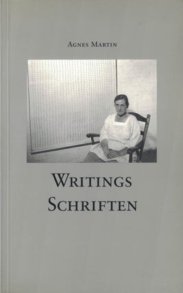 Item nr. 38253 AGNES MARTIN: Writings/Schriften. Dieter Schwarz, Agnes Martin, Winterthur....