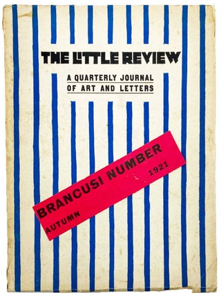 Item nr. 46740 The Little Review. Autumn 1921. EZRA POUND