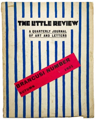 Item nr. 46740 The Little Review. Autumn 1921. EZRA POUND