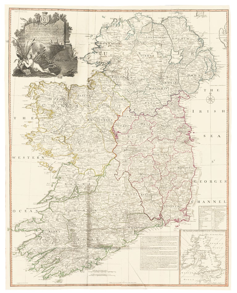 Item nr. 50097 12 & 13. Ireland. A New Universal Atlas. Thomas Kitchin.