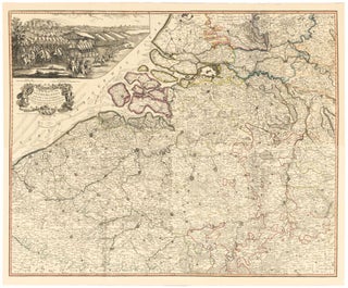 Item nr. 50098 14 & 15. Netherlands, from A New Universal Atlas. Thomas Kitchin