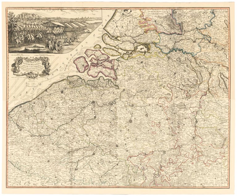 Item nr. 50098 14 & 15. Netherlands, from A New Universal Atlas. Thomas Kitchin.