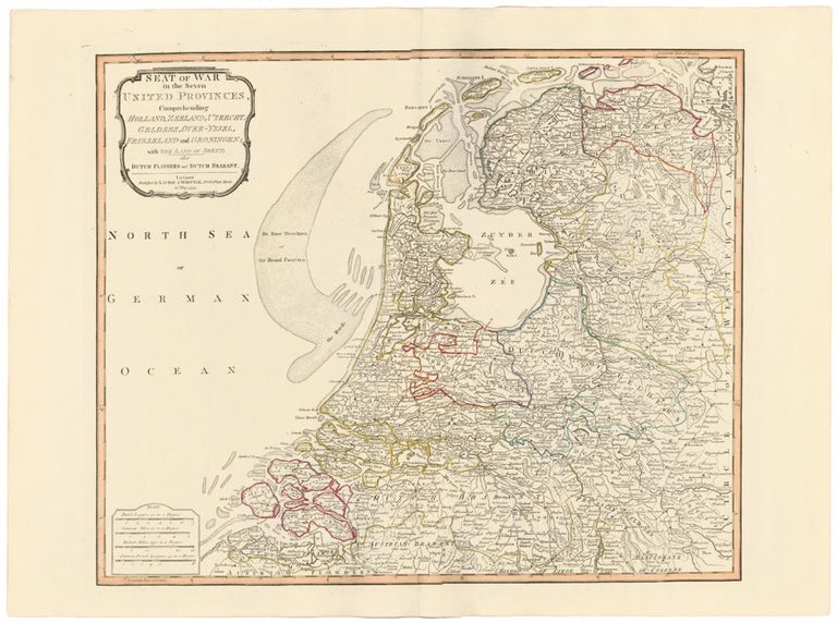 Item nr. 50100 17. Seat of War in the Seven United Provinces. A New Universal Atlas. Thomas Kitchin.