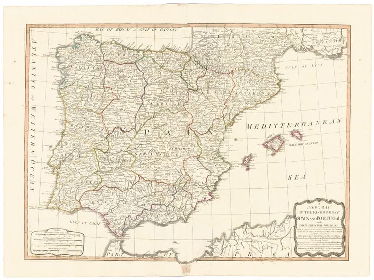 Item nr. 50104 21. The Kingdoms of Spain and Portugal. A New Universal Atlas. Thomas Kitchin.