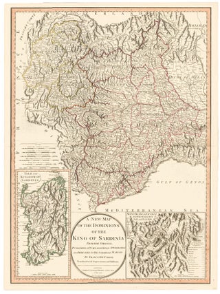 Item nr. 50110 27. Dominions of the King of Sardinia. A New Universal Atlas. Thomas Kitchin