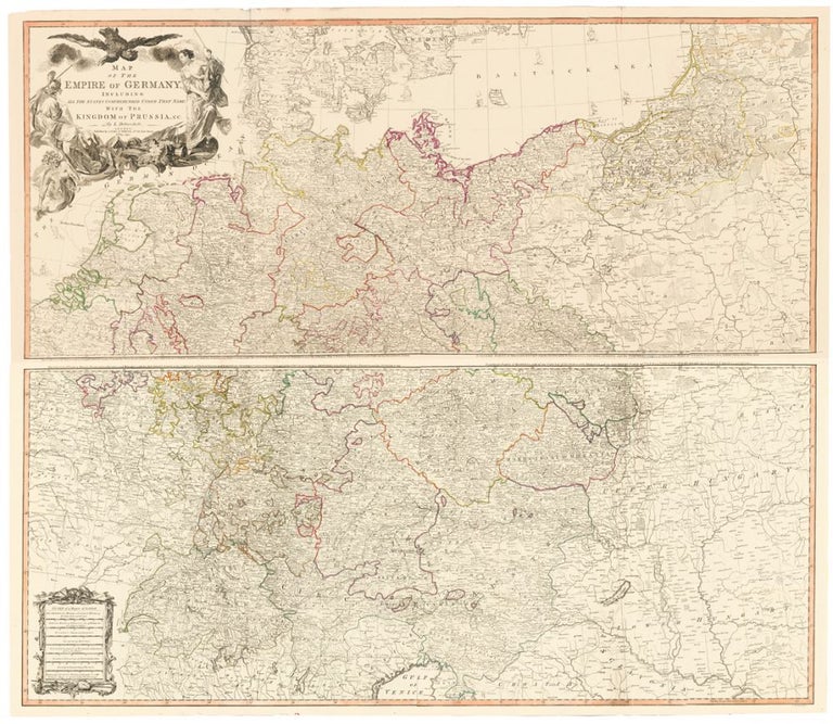 Item nr. 50112 29 & 30. Empire of Germany. A New Universal Atlas. Thomas Kitchin.