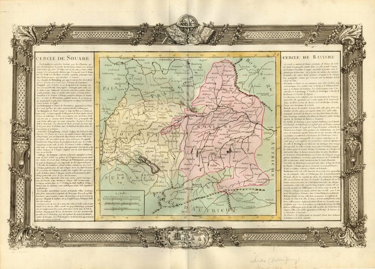 Item nr. 50172 Swabia (Western Germany). Géographie Moderne. Jean-Baptiste Louis Clouet.