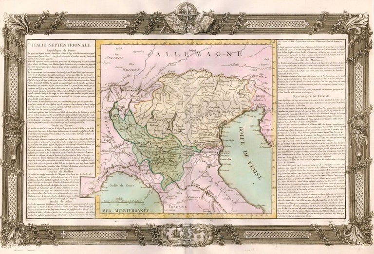 Item nr. 50179 Northern Italy (including Milan and Venice). Géographie Moderne. Jean-Baptiste Louis Clouet.