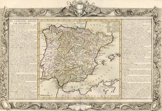 Item nr. 50190 Spain Divided by Province. Géographie Moderne. Jean-Baptiste Louis Clouet