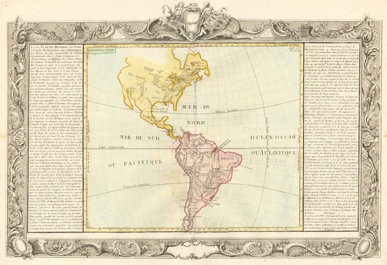 Item nr. 50205 Lakes, Streams, Rivers of North & South America. Géographie Moderne. Jean-Baptiste Louis Clouet.