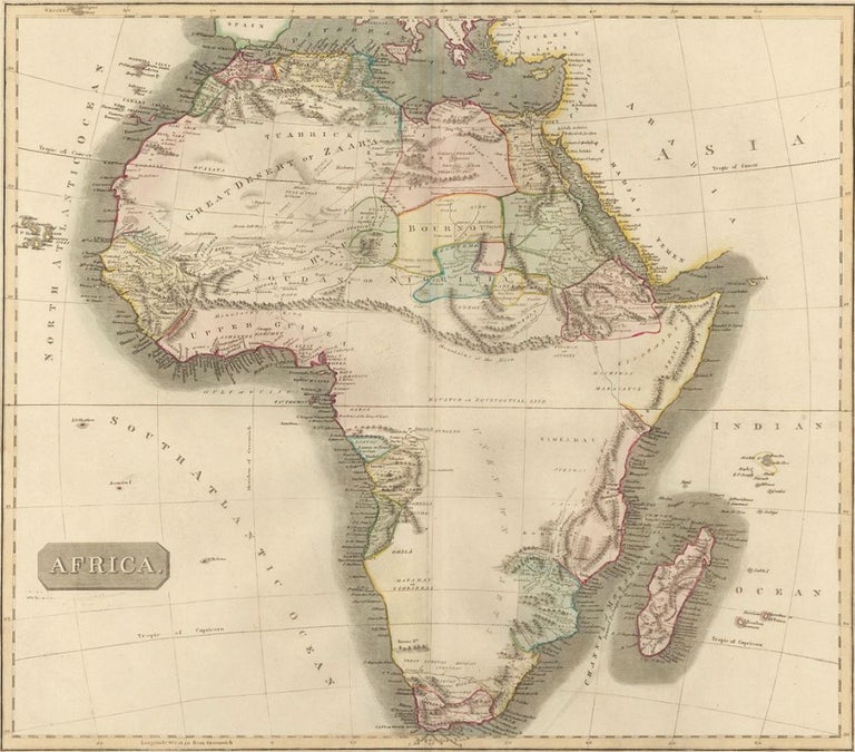Item nr. 50237 Africa, from the New General Atlas. John Thomson.