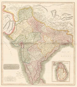 Item nr. 50243 Hindoostan, from the New General Atlas. John Thomson