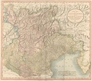 Item nr. 50248 County of Tyrol and the Republic of Venice, from Cary's New Universal Atlas. John...