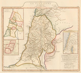 Item nr. 50593 La Palestine, with Jerusalem and the Tribes of Israel. Jean Baptiste D'Anville