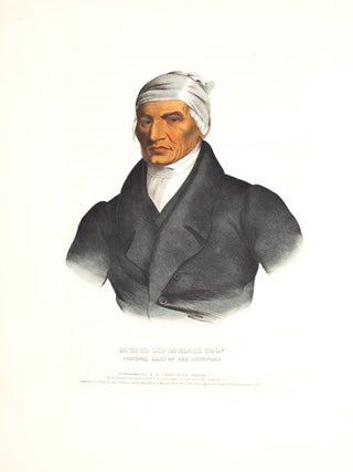 Item nr. 50963 CA-TA-HE-CAS-SA-BLACK HOOF. History of the Indian Tribes of North America. Thomas...