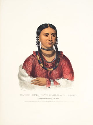 Item nr. 50981 HAYNE HUDJIHINI. History of the Indian Tribes of North America. Thomas McKenney,...