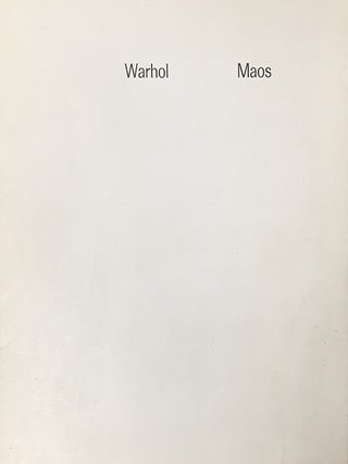 Item nr. 84088 WARHOL. Zehn Bildnisse von Mao Tse-Tung. Basel. Kunstmuseum