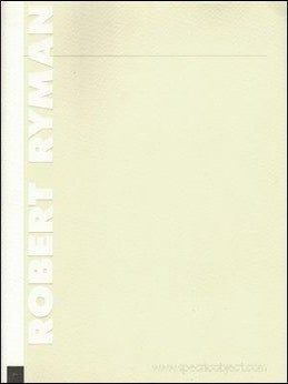 Item nr. 89146 ROBERT RYMAN. Madrid. Reina Sofia Museo, Robert Storr
