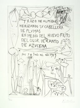 Item nr. 90298 El Entierro del Conde de Orgaz. Pablo PICASSO, Alberti