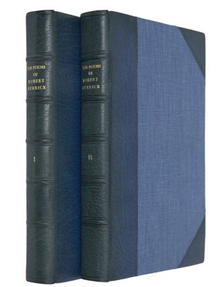 Item nr. 93023 The Poems of Robert Herrick. Two Volumes. Robert HERRICK