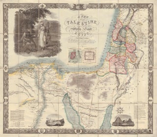 Item nr. 97050 A New Map of Palestine or the Holy Land with Part of Egypt. Robert Seaton