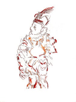 Item nr. 98778 Dos d'Arlequin. Max Jacob