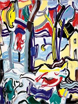 Item nr. 99639 ROY LICHTENSTEIN: Brushstrokes, Four Decades. Dave Hickey, Mitchell-Innes New...